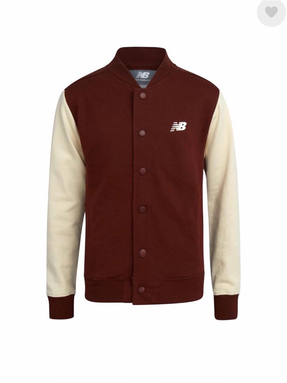 New Balance Varsity Jacket Letterman
Sweatshirt Athletic Bomber Youth M 10/12